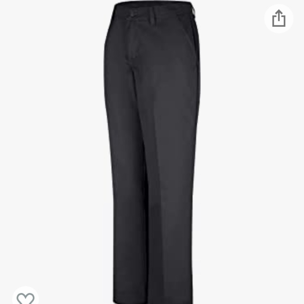 (1710) Red Kap Women's Industrial Work Pant Black NWOT Size 12 L 30